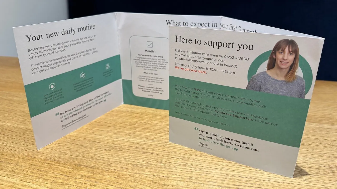 A Quick Start insert with month-by-month expectations and a support CTA