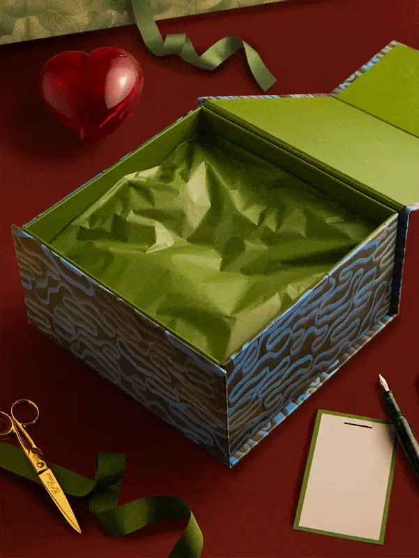 ABASK animated gift message left